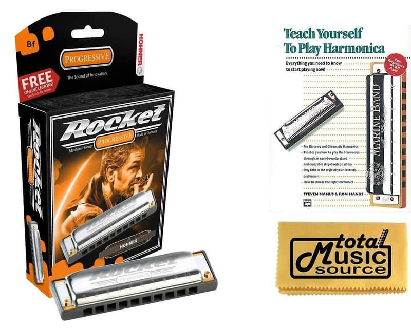 Hohner M2013BX-Bb Progressive Series Rocket Harmonica - Key of Bb image 1