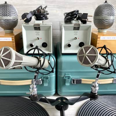 1974 Matched Stereo Pair Of Lomo 19A19 Tube Condenser Microphones w/Consecutive Serial Numbers image 7