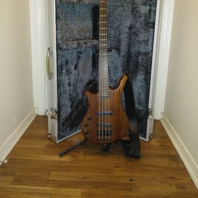 Warwick Pro Series Thumb BO 4-String Bass left handed walnut finish. image 1