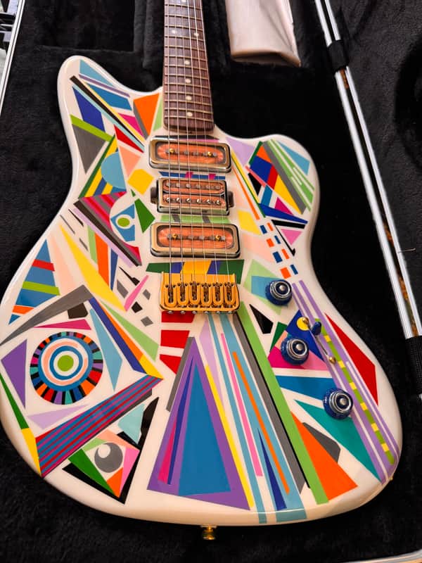 Julie Rosenberg Custom Guitars Custom Art Jazzmaster 2019 - Custom Original Rt image 1