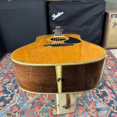 1974 K. Yairi YW-500P Dreadnought Solid Spruce 3 Piece Rosewood Back image 13