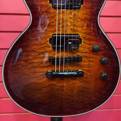 ESP E II Eclipse Tiger Eye Sunburst 2025 - Tiger Eye Sunburst Quilted Maple image 2
