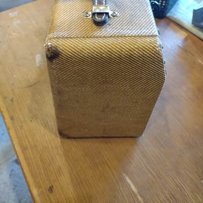 1955 Fender Champ 5D1 Tweed Wide Panel image 11