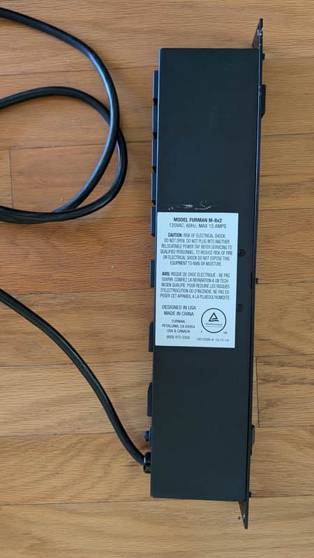 Furman M-8X AR Merit Series 15A Voltage Regulator 2010s - Black image 1