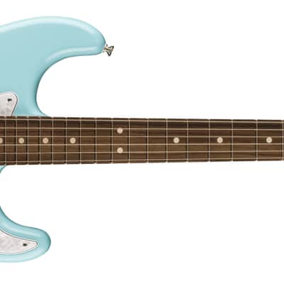 Fender Tom DeLonge Stratocaster Rosewood Fingerboard - Daphne Blue image 7