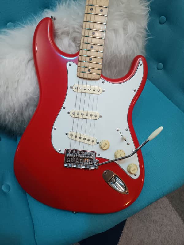 Rescued and Seriously Upgraded 2000 MIM Fender Standard Stratocaster - Hot Rod Red, Mark Knopfler specs w/HSC