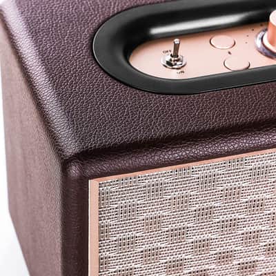 Vintage Bluetooth Speaker, Bass Enhanced Technology, Retro Look Portable Speaker image 2