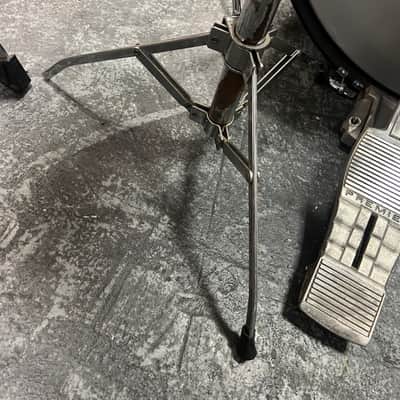 Vintage 1970's Rogers 7-Piece Drum Set, Black w/ Dyna-Sonic Custom Build Roger's Snare & Hardware image 16