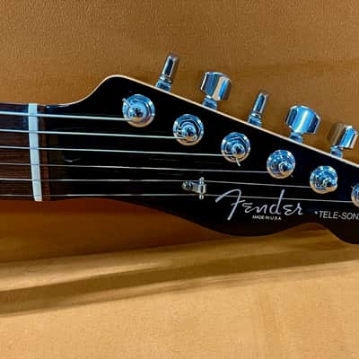 Fender Tele-Sonic Crimson Red Transparent USA image 3