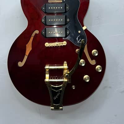 Epiphone Riviera Custom P93 2011 - 2019 - Wine Red image 11