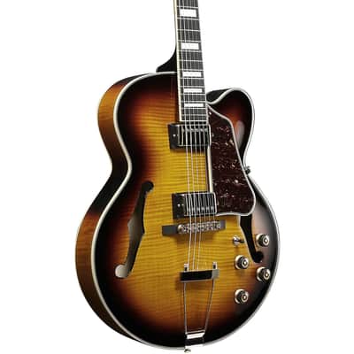 Ibanez Artcore Expressionist AF95FM-AYS 6-String Hollow Body Electric Guitar with Macassar Ebony Fretboard, Right-Handed, Antique Yellow Sunburst image 4
