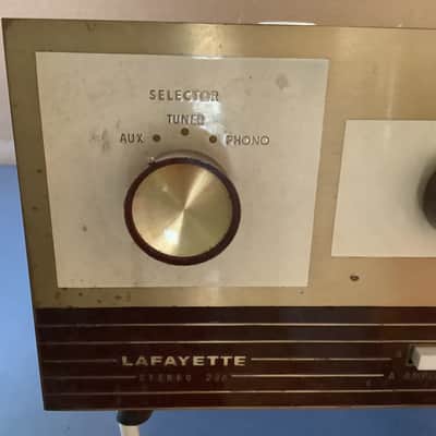 Lafayette integrated amp Stereo 236 1960’s - Clean average unrestored condition image 2
