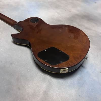 1975 Aria Mach 1 Les Paul Style Guitar Sunburst w/OHSC RARE SET NECK MODEL image 7