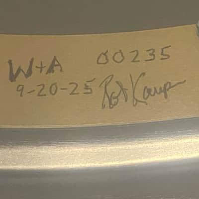 Walberg & Auge 6.5x14 Brass Snare Drum 2025 - Black Nickel image 6