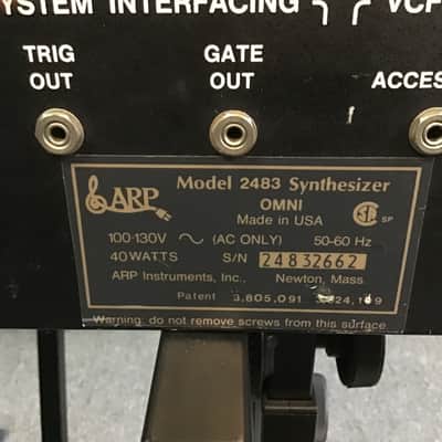 ARP Omni Model 2483 Vintage Synthesizer image 2