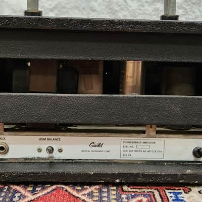 RARE! Guild Thunderbass 60 Guitar/Bass Tube Head 1971 USA image 6