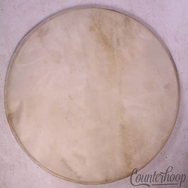 16"Calf Skin Floor Tom Batter/Resonant Drum Head Vintage Style Modern Even-Toed image 1