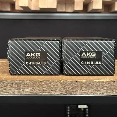 Vintage AKG C414 B ULS Large Condenser Microphones Stereo Pair image 19