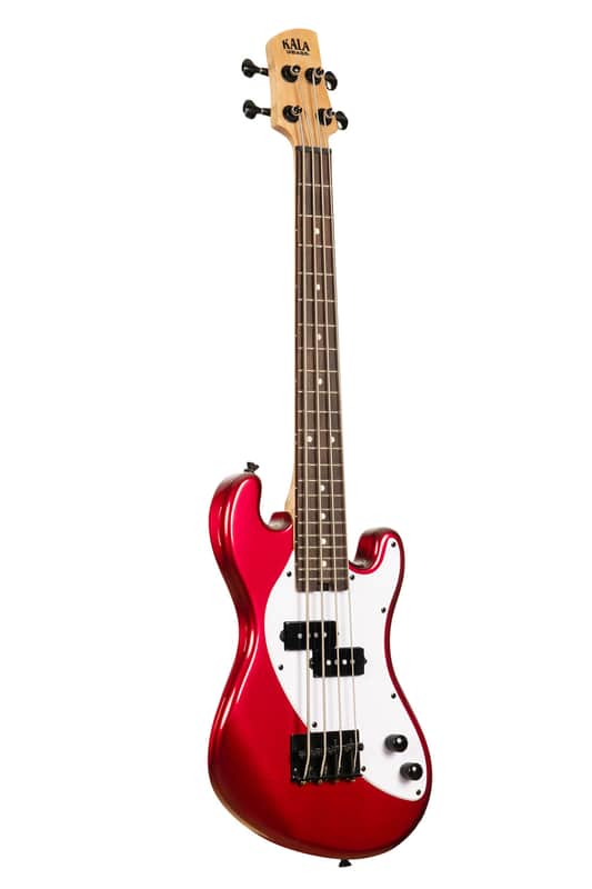 Kala UBASS-SB-RD-FS Solid Body Fretted U-Bass 2023 - Present - Candy Apple Red image 1