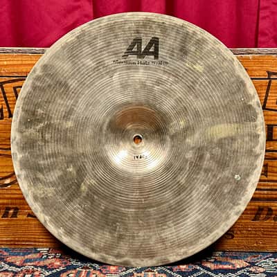 15" Sabian AA Medium Hi-Hat Cymbal Pair 1220g/1460g *Video* image 9
