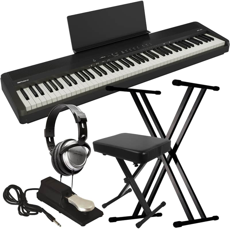 Roland FP-40 Digital Piano - Black KEY ESSENTIALS BUNDLE image 1