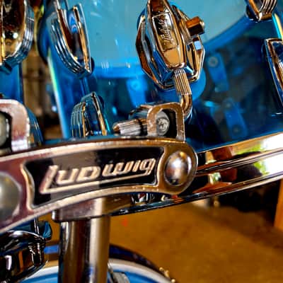 Ludwig Vistalite 1970's - Blue image 13