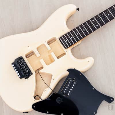 1985 Fender Boxer Series Stratocaster SF-451 Snow White w/ Locking Tremolo, Japan MIJ Fujigen image 18