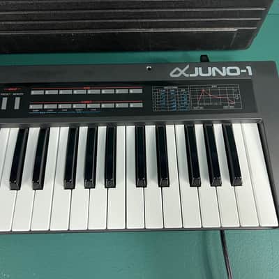 Roland Alpha Juno-1 49-Key Programmable Polyphonic Synthesizer 1985 - 1988 - Black image 5