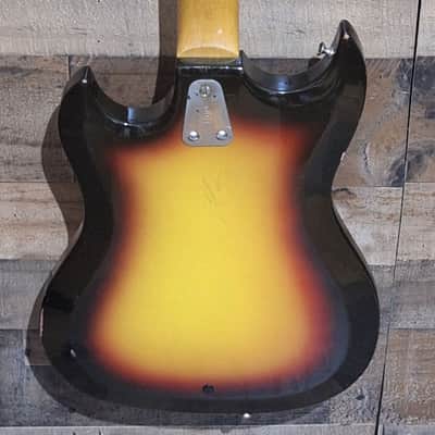 1965 Hagstrom II with Original Case - Sunburst - image 10