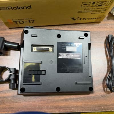 Roland TD-17 V-Drum Module w/Mount, Clamp, Wiring Harness, Power Supply -Z4P5928 image 8