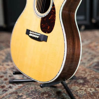 Martin OM-45 Acoustic Guitar with Hardshell Case image 12