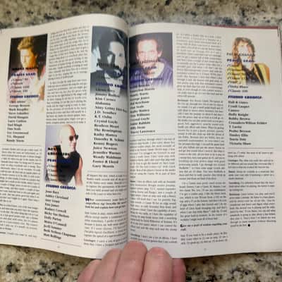 Peavey 30th Anniversary Monitor Magazine Steve Cropper Tubefx Raptor 1995 Delta blues classic 30 5150 reactor image 14