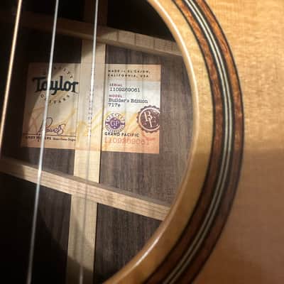 Taylor Builder's Edition 717e with V-Class Bracing 2019 - Present - Natural image 9