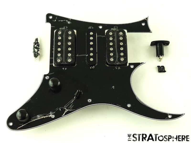 Ibanez RG450QMB HSH LOADED PICKGUARD, Quantum Guitar Parts Alnico Black image 1