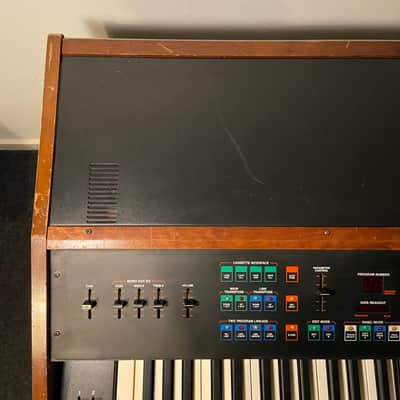 Rhodes Chroma 64-Key 16-Voice Polyphonic Analog Synthesizer 1982 - 1984 - Black w/ Wood Sides image 9