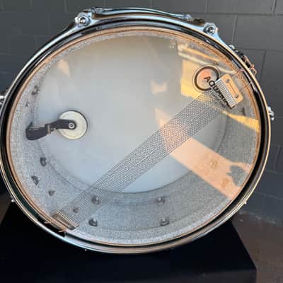 Vintage Ludwig Standard 5x14 Snare Drum in Turquoise Sparkle with S-Hoop Batter (Rm4) image 5