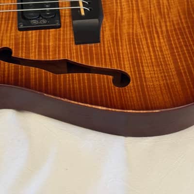 Carvin AE-185 Acoustic/Electric "Hybrid" Semi-Hollow Body - Flame Maple - Made in USA - Free Pro Setup image 19