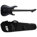 ESP LTD MH-1000 BARITONE Black Satin Electric Guitar MH1000B - BRAND NEW + ESP TKL GIG BAG