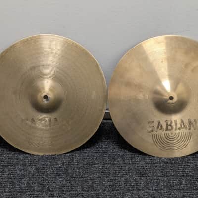 Sabian 14" AA Regular/Light Hi-Hat Cymbals (Pair) 1982 - 1984 - Natural image 1
