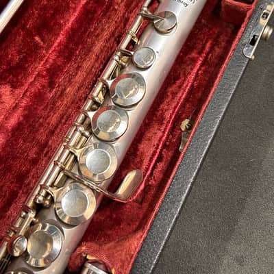 Uebel Aluminum “Cigar” Unibody Flute 1970’s - Aluminum w/ Silver Plated Keys & Headjoint image 4