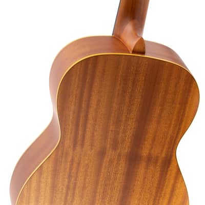 Ortega R122-7/8 Family Series Cedar Top Mahogany Neck 7/8-Size Nylon 6-String Classical Acoustic Guitar w/Gig Bag image 8