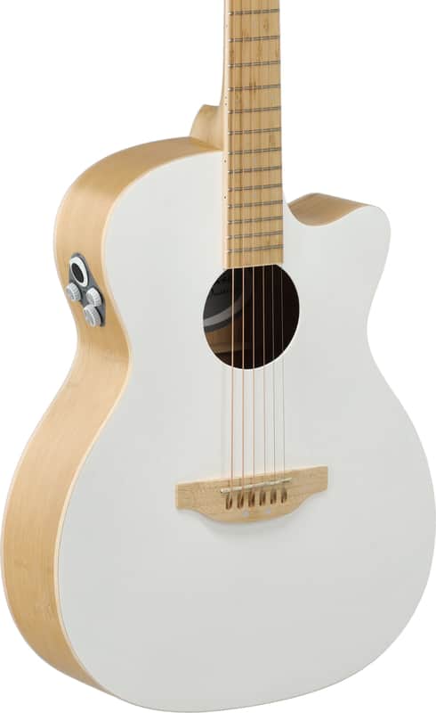Ovation Applause AEO-69 Jump Grand Auditorium Acoustic-Electric Guitar, Solid Spruce Top, Blank Canvas image 1