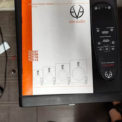 Pair Eve Audio TS107 7" Active Studio Subwoofer image 4