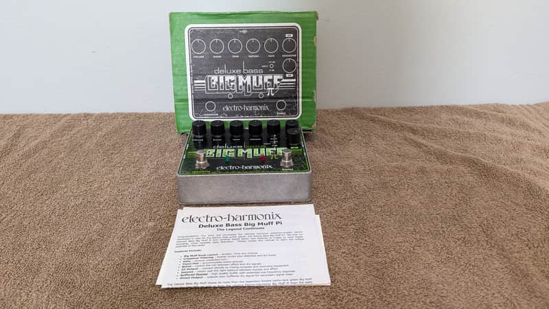 Electro-Harmonix Deluxe Bass Big Muff Pedal with Box and Paperwork image 1