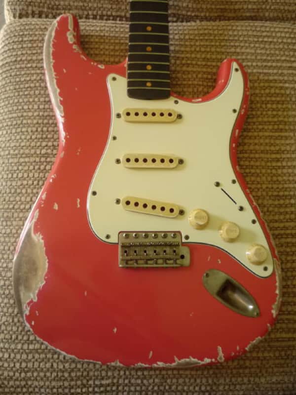 MJT Official Custom Order Vintage Aged Nitro Finish Guitar Body by Mark Jenny VTS image 1