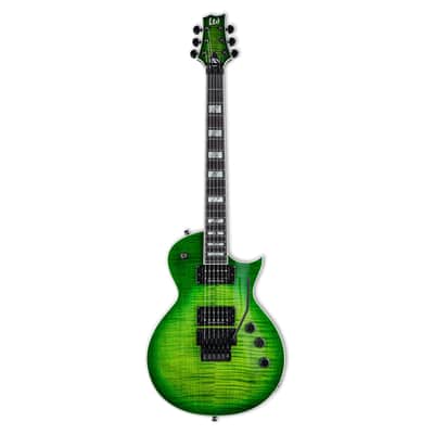 ESP LTD Alex Skolnick AS-1FR FM Electric Guitar - Lime Burst - B-Stock image 2