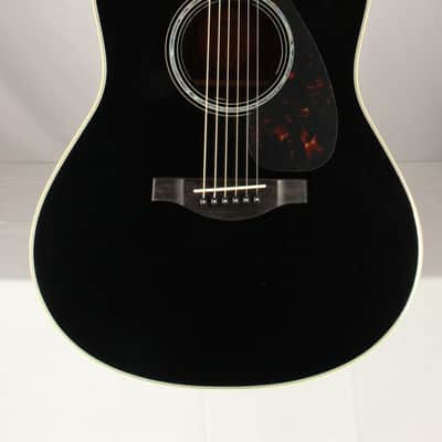 Yamaha LL6 Jumbo Acoustic-Electric Guitar - Black image 2