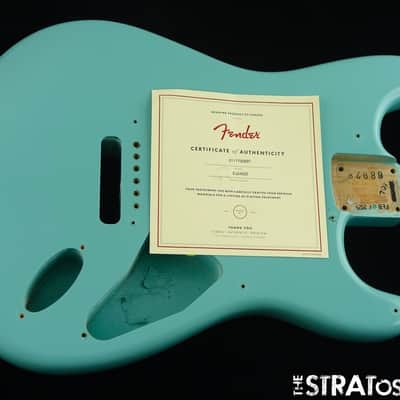 USA Fender Stratocaster ERIC JOHNSON Strat BODY, American TTQ Tropical Turquoise image 2