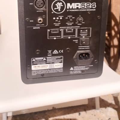 PAIRE de Mackie MR524 5" Active Studio Monitor (Single) 2017 - Present - Black image 3