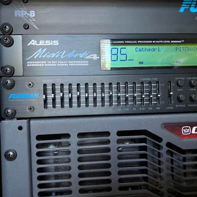 PA System - JBL SF25 Speakers, Mixer, Crown Amp, EQ, Alesis Reverb, Power Conditioner, Solid Case image 8